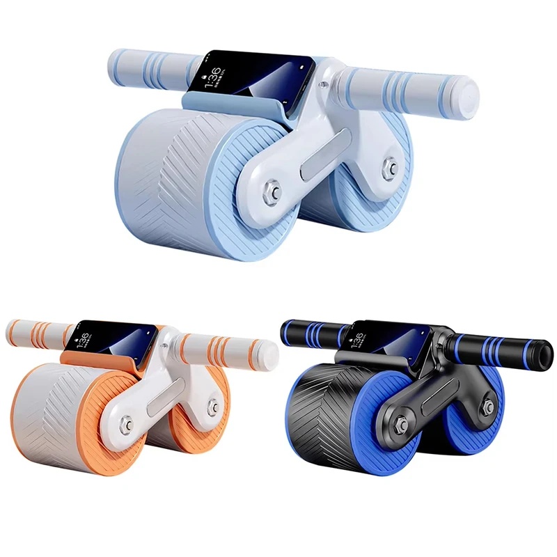Rouleau abdominal à double rou - Ab Roller Wheel With Elbow Support avis et prix