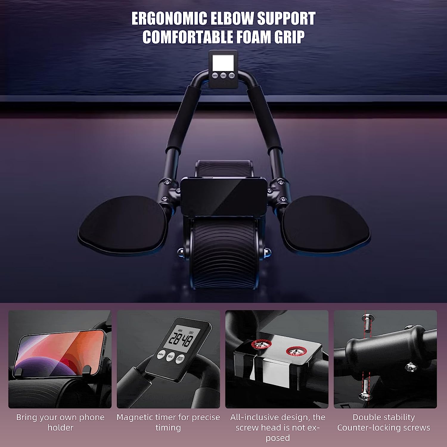 Support de coude rebond automa - Ab Roller Wheel With Elbow Support avis et prix